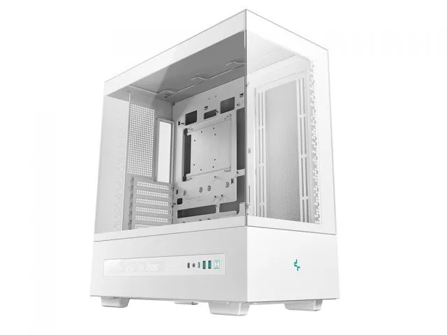 Kućište DEEPCOOL CH690 DIGITAL, ATX, Midi-Tower, LCD, Tempered glass, White