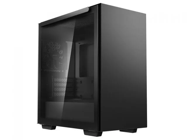 Kućište DEEPCOOL MACUBE 110, micro ATX, tempered glass, 1x 12 cm ventilator, crno