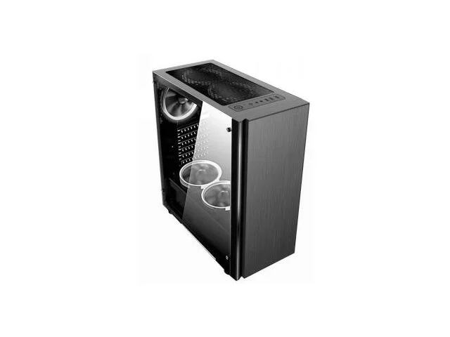 Kućište NAVIATEC Master V2, gaming, tempered glass, 3 ventilatora, 1x USB 2.0, 2x USB 3.0, bez napajanja