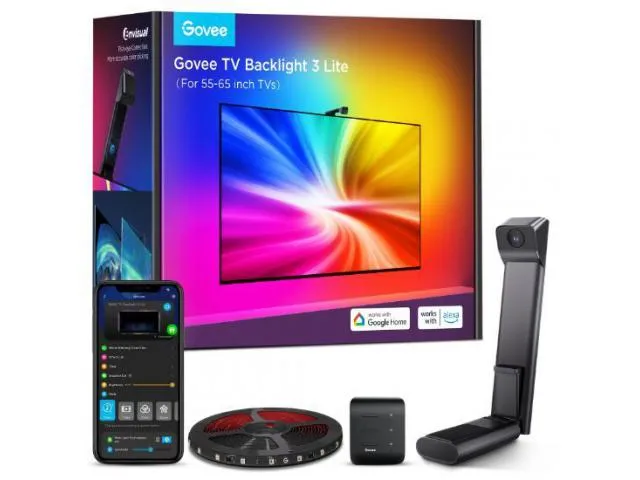 LED traka za TV GOVEE Backlight 3 Lite 55-65" (3.6m), RGBICW, Single Camera, WiFi/BT, set