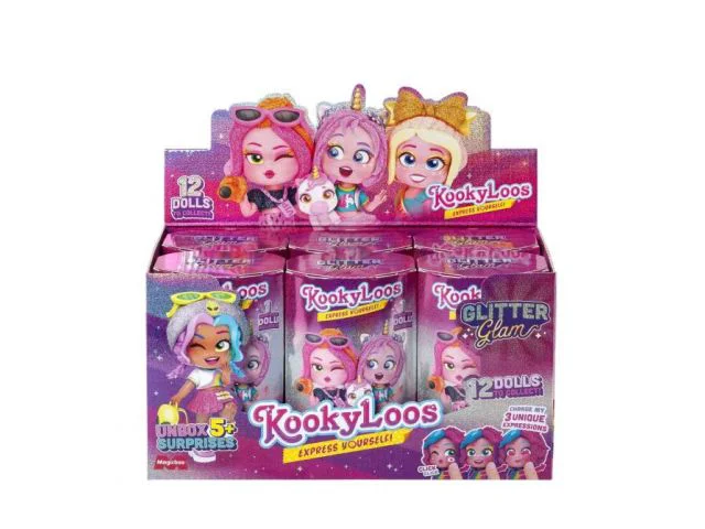 Lutka za igru KOOKYLOOS Glam, sort, dob 3+