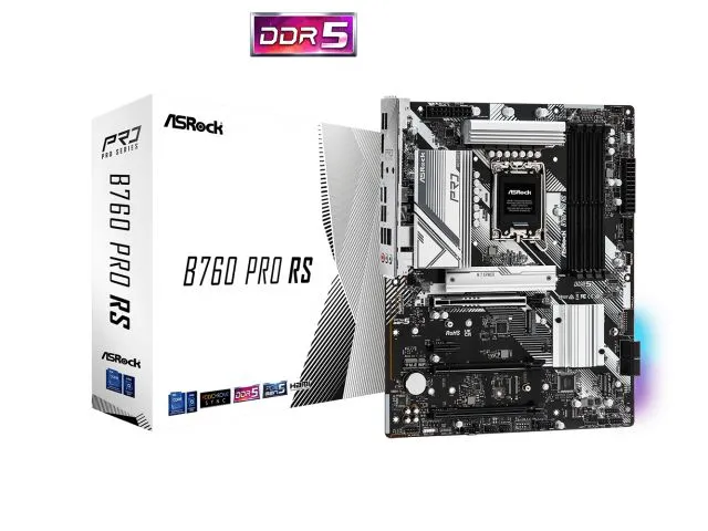 Matična ploča ASROCK B760 Pro RS, socket 1700, DDR5, HDMI, DP, ATX