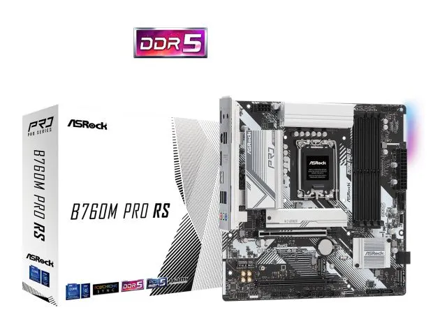 Matična ploča ASROCK B760M Pro RS, socket 1700, DDR5, HDMI, DP
