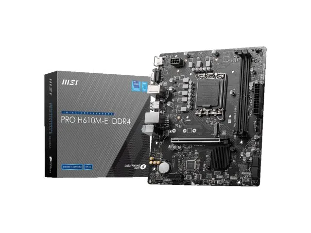 Matična ploča MSI Pro H610M-E DDR4, socket 1700, DDR4, M.2, VGA, HDMI