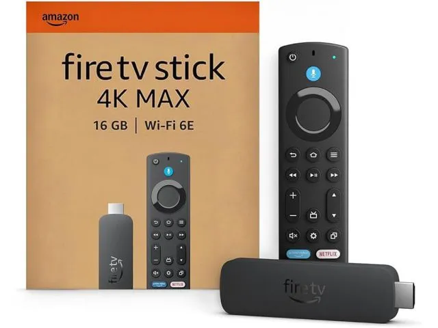 Media player AMAZON Fire TV Stick 4K Max, Dolby Vision/Atmos, 16GB, WiFi 6E, crni