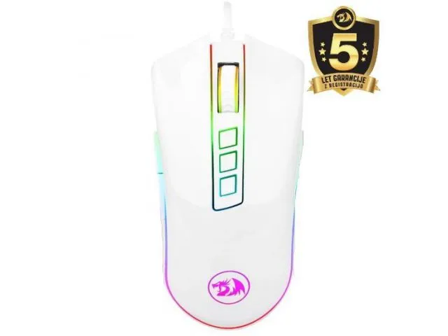 Miš REDRAGON Cobra M711W, gaming, žični, bijeli
