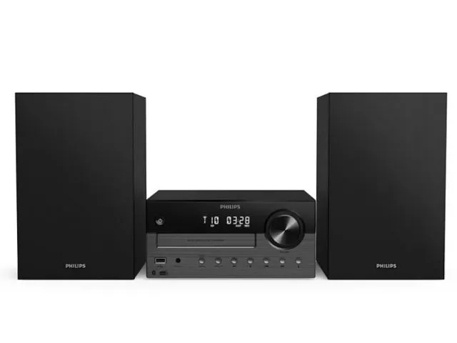 Mikro glazbena linija PHILIPS Micro Hi-Fi System, 2.0ch 80W, DAB+/FM/BT/CD/USB, siva (TAM4505M2/12)