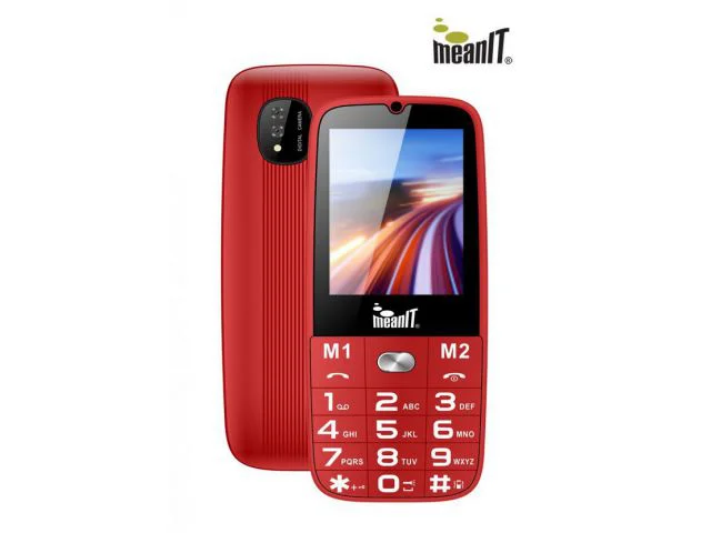 Mobitel MEANIT SENIOR 15, 2.4", crveni
