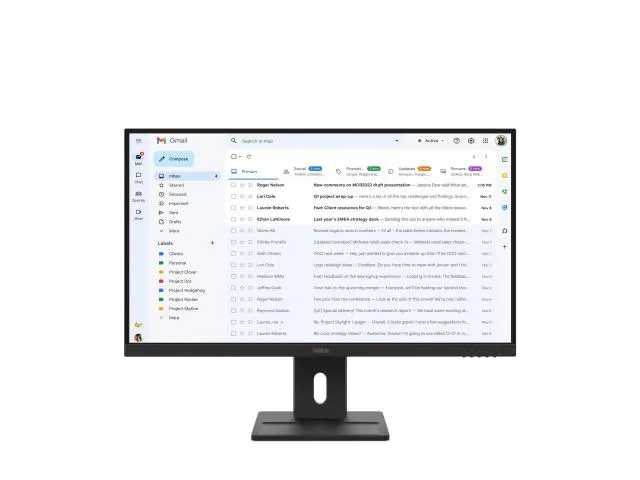 Monitor LENOVO ThinkVision E27-40, 27", IPS, FHD 1920x1080px, 100Hz, 4ms, HDMI, DP, VGA, zvučnici, pivot (64BCMAT4EU)