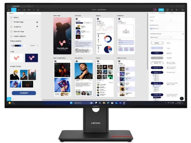 Monitor LENOVO ThinkVision T32UD-40, 32", IPS, UHD (4K) 3840x2160px, 4ms, HDR10, USB-C (PD 100W), HDMI, DP, 3x USB-A, RJ45, pivot (64B0GAT1EU)