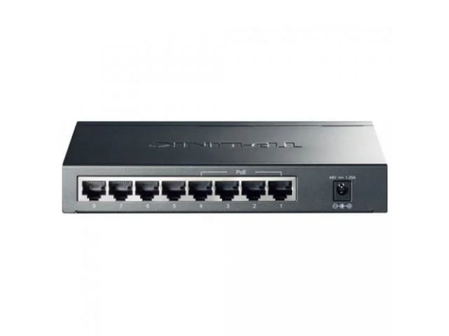 Mrežni switch TP-LINK TL-SG1008P, 10/100/1000 Mbps, Gigabit Ethernet, 8-port, 4xPoE, metalno kućište (64 W)