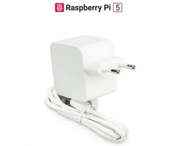 Napajanje RASPBERRY PI 5 USB-C Power Supply SC1152 (EU), 27W, 5V/5A, bijelo