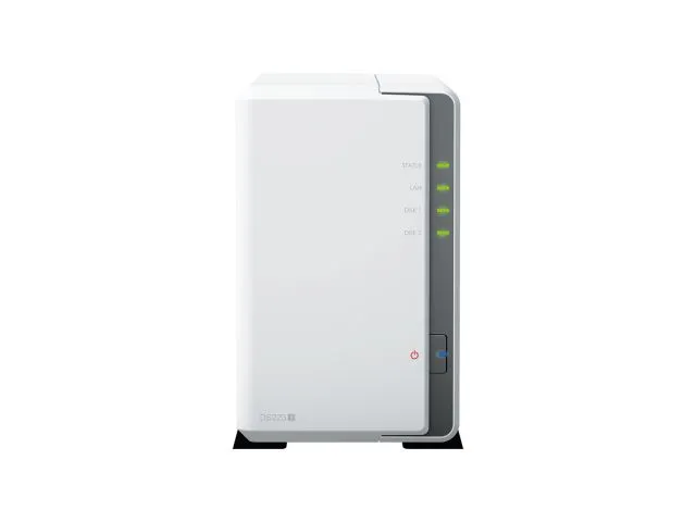NAS SYNOLOGY DS223j DiskStation, 2-bay NAS server, 2.5"/3.5" HDD/SSD podrška, 1 GB DDR4, 1 GbEx1, USB 3.2 Gen1x2, Wake on LAN/WAN