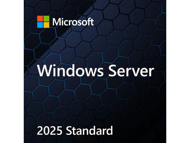 Operativni sustav MICROSOFT Windows Server Standard 2025, ENG, 64-Bit, 16 Core, DVD, EP2-25187