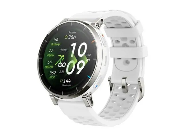 Pametni sat AMAZFIT Active 3 Premium AMOLED 45mm Aero White