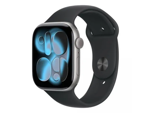 Pametni sat APPLE Watch S11, GPS, 46mm, Space Grey Aluminium Case / Black Sport Band, S/M (mev04wf/a)