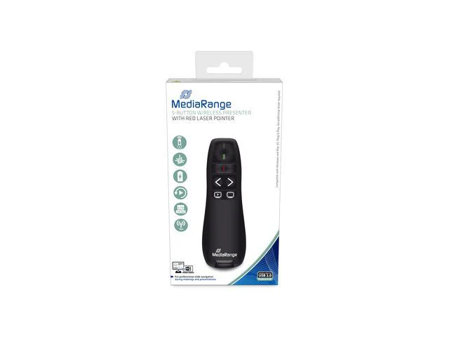 Prezenter MEDIARANGE MROS220, 5 tipki, laser