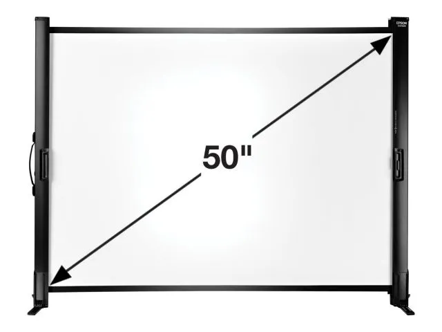 Projektorsko platno EPSON ELPSC32, prijenosno, stolno, samostojeće, 50" zaslon