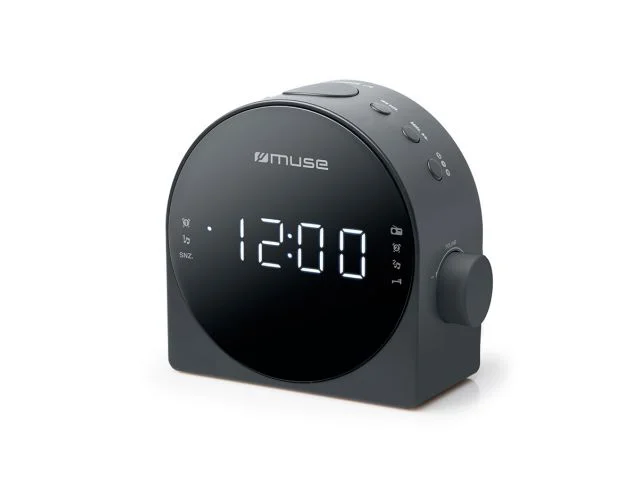 Radio budilica MUSE M-185CR, siva