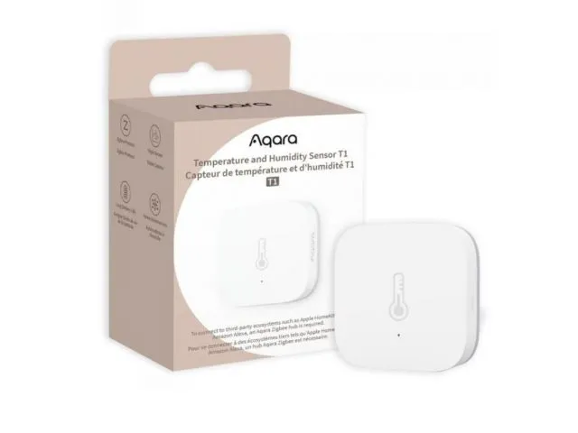 Senzor temperature i vlage AQARA T1, Matter/Thread/Zigbee, bijeli (TH-S02D)