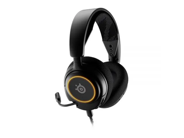 Slušalice + mikrofon STEELSERIES Arctis Nova 3, žične, RGB, USB, 3.5mm, crne