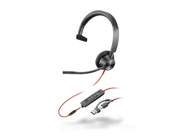 Slušalice za PC HP Poly Blackwire C3315-M Mono USB-C/A, 3.5mm, MS Teams (8X218AA)