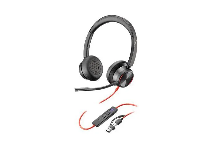 Slušalice za PC HP Poly Headset Blackwire C8225-M Stereo USB-C/A MS Teams (8X225AA)