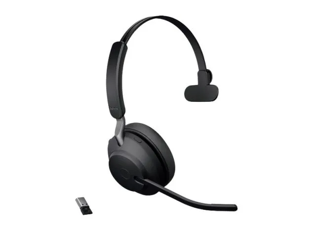 Slušalice za PC JABRA Evolve2 65 Mono UC + Link 380a, USB-A & USB-C, BT 5.0, On-ear, eliminacija buke, crne (26599-889-999)