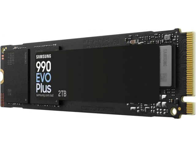 SSD disk 2 TB, SAMSUNG 990 EVO Plus, M.2 2280, PCIe 5.0 x2 (or PCIe 4.0 x4) NVMe 2.0, TLC V-NAND, MZ-V9S2T0BW