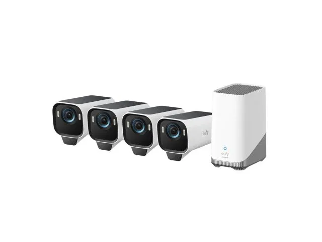 Sustav za videonadzor ANKER EUFY EufyCam S3 Pro 4+1, vanjske, solarne/baterijske, UHD (4K), 8x Zoom, AI detekcija, IP67, set (T88943)