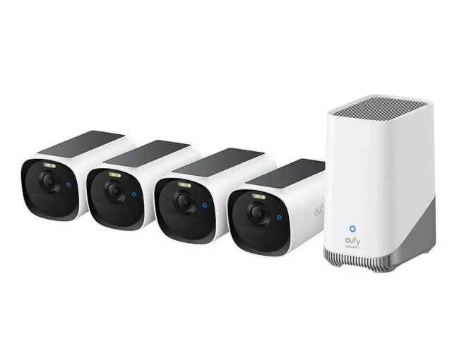 Sustav za videonadzor ANKER Eufy Security EufyCam E40 Solar Outdoor Set (4x nadzorne kamere + Homebase S380)