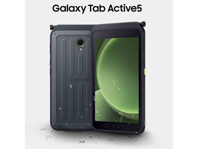 Tablet SAMSUNG Galaxy Tab Active 5, 5G, 8" 1920x1200px, Octa-core, 6GB/128GB, 8MP/5MP, WiFi, Android 14, crni (SM-X306BZGAEEE)