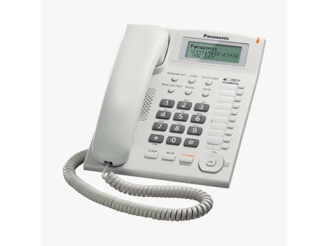Telefon PANASONIC KX-TS880FXW, žični, bijeli