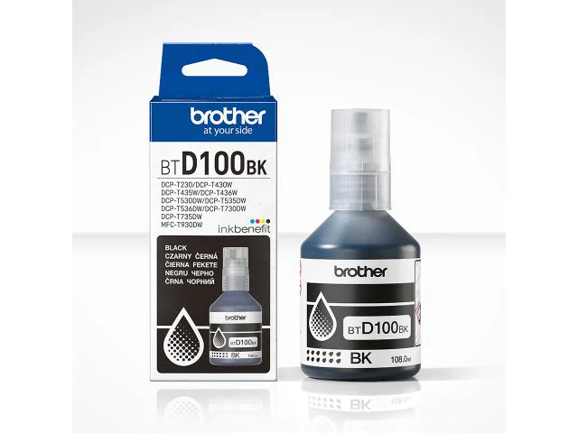 Tinta BROTHER BTD100BK, 7500 str, crna