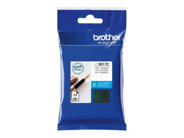 Tinta BROTHER LC3617C, plava