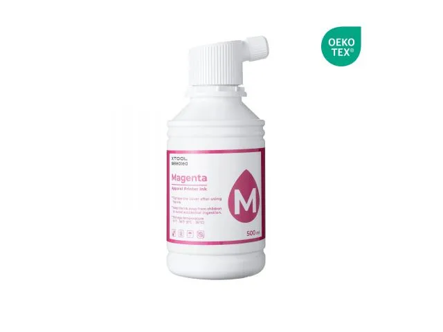 Tinta za DTF XTOOL Selected Apparel Printer Ink, Magenta (500 ml)