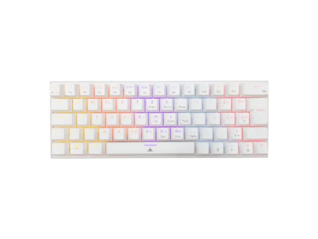Tipkovnica WHITE SHARK Wakizashi 2, GK-002212V2, gaming, mehanička, žična, crveni switch, HR, bijela (GK-002212V2)