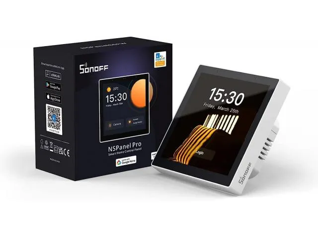 Upravljačka jedinica SONOFF NSPanel86 PRO, Zigbee 3.0 HUB, WiFi, termostat, interkom, bijela