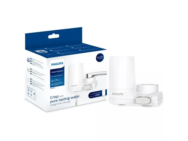 Uređaj za filtriranje vode slavine PHILIPS On-tap MicroFilter AWP3703, vertikalni, 1 kom filtera, bijeli