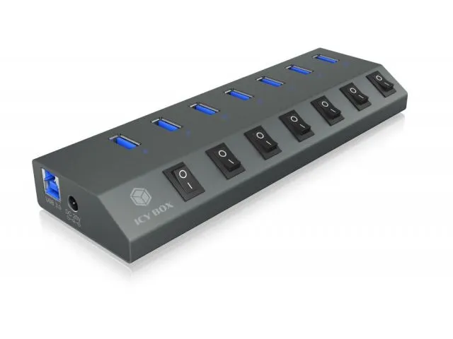 USB HUB ICY BOX IB-HUB1701-C3, 7-port, 7x USB Type-A