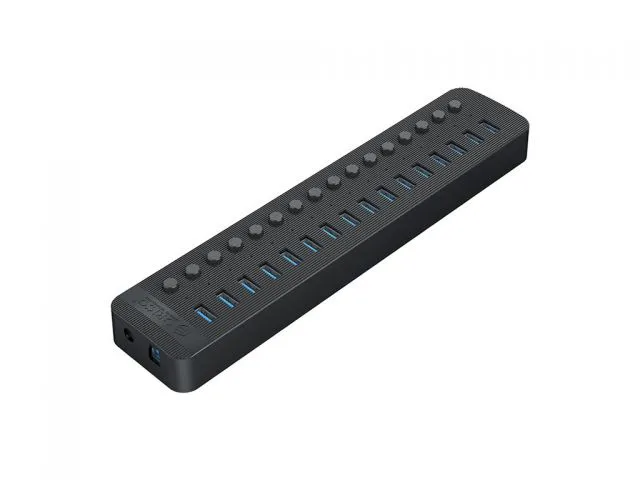 USB HUB ORICO CT2U3-16AB, 16xUSB 3.0, sa prekidačima, crni