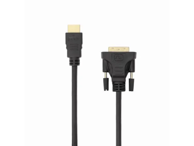 Video kabel HDMI(m) na DVI(m) SBOX, 2 m, crni