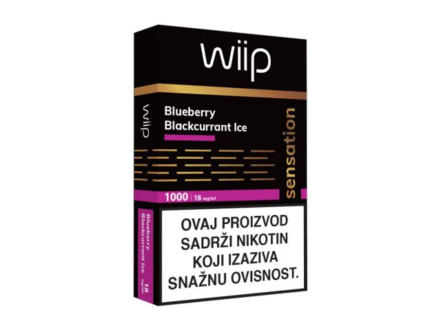 Wiipod Sensation, Sweet Blackcurrant Ice 18mg