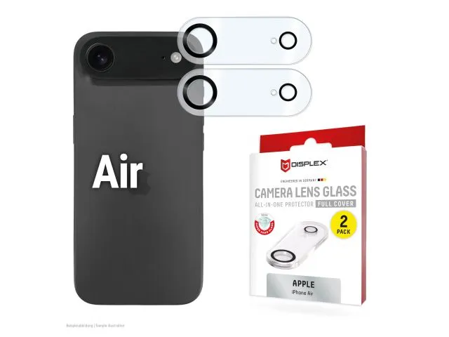 Zaštitno staklo DISPLEX All-In-One Camera Protector za iPhone Air (02174)