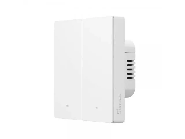 Zidni prekidač SONOFF ZBM5-2C-86W, dvostruki, 10A, Zigbee 3.0, bijeli