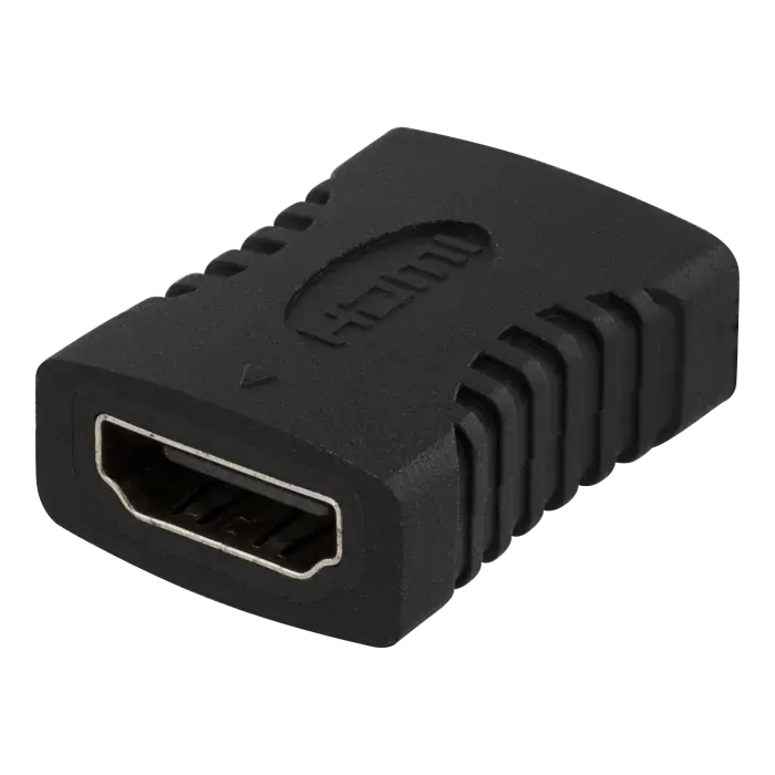 Adapter Deltaco HDMI-12, HDMI (Ž) na HDMI (Ž), Black
