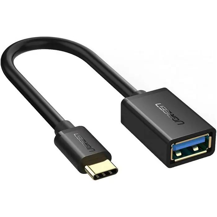Adapter Ugreen 30701, USB-C 3.1 (M) na USB-A (Ž), Black