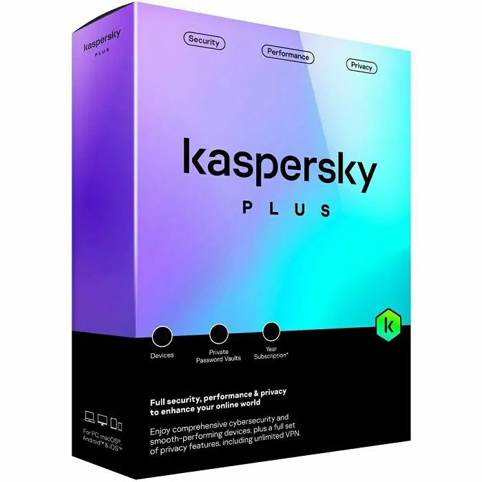 Antivirusni program Kaspersky Plus, 1 uređaj / 1 godina