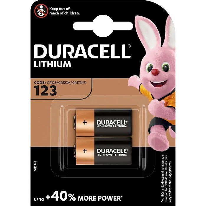Baterije Duracell Ultra 123, 2 komada - 5000394020320
