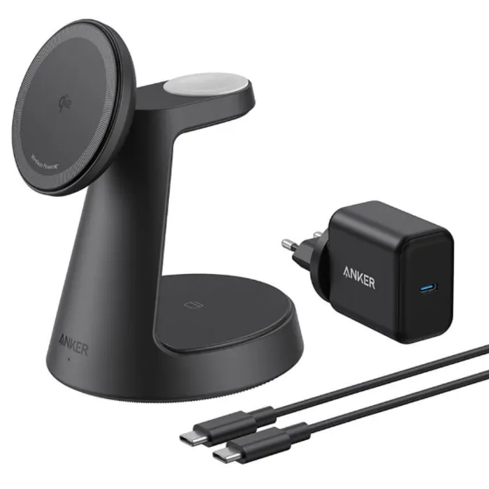Bežični punjač Anker B25M4G11, 15W, Black